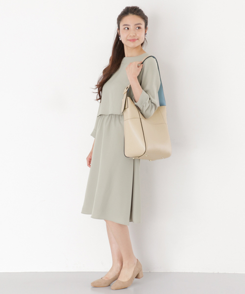 RODE SKO(ロデスコ)の「RODE SKO COKKIE 縦長トート(トートバッグ・レディース・ベージュ/ブラック系その他/グレー・FREE)」の10枚目の写真