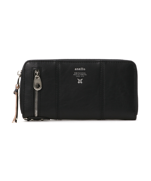 Anello ヴィンテージ調合皮 プレミアム ラウンドジップ長財布 財布 Anello アネロ のファッション通販 Zozotown