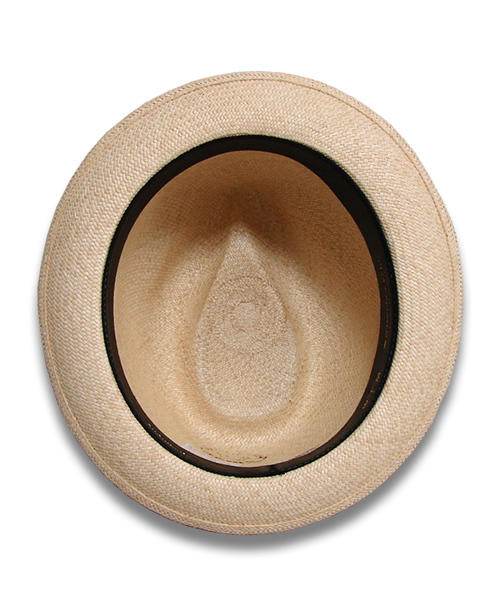 WACKO MARIA(ワコマリア)の「WACKO MARIA THR-04 <PANAMA NATURAL/DOTS>(ハット・メンズ・ブラック/ネイビー・MEDIUM)」の4枚目の写真