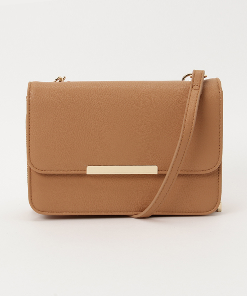 NATURAL BEAUTY BASIC（ナチュラルビューティーベーシック）の「【JJ 12月号掲載】マルチウォレットショルダーバッグ（ショルダーバッグ・レディース・ダークベージュ/ブラック/ベージュ系その他/ピンク/ブラック系その他・ﾌﾘ-）」の4枚目の写真