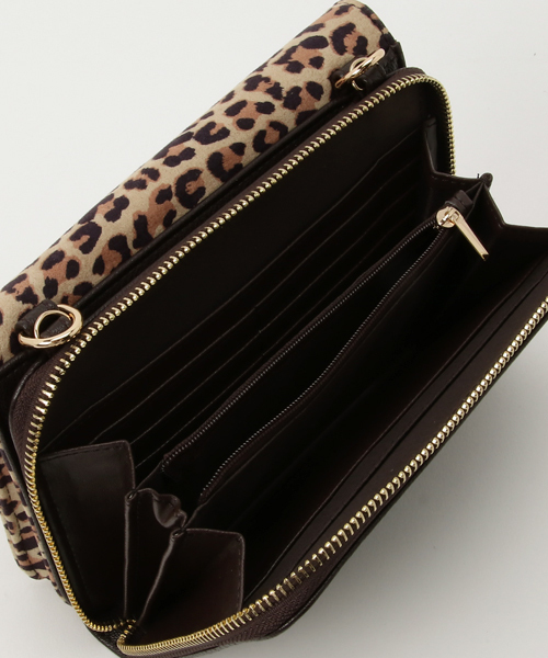 NATURAL BEAUTY BASIC（ナチュラルビューティーベーシック）の「【JJ 12月号掲載】マルチウォレットショルダーバッグ（ショルダーバッグ・レディース・ダークベージュ/ブラック/ベージュ系その他/ピンク/ブラック系その他・ﾌﾘ-）」の20枚目の写真