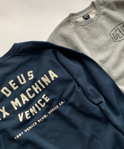 DEUS EX MACHINA/デウス エクス マキナ] クルーネックバック