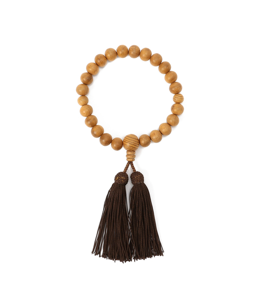 中郷 × BEAMS JAPAN / 別注 京念珠 屋久杉 片手 MEN（バングル/リストバンド）｜BEAMS JAPAN（ビームス ジャパン）