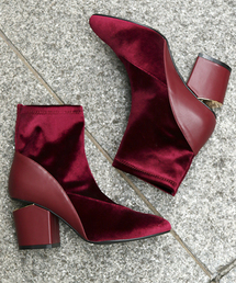 laboratory work | ベルベットストレッチブーツ(ブーツ)