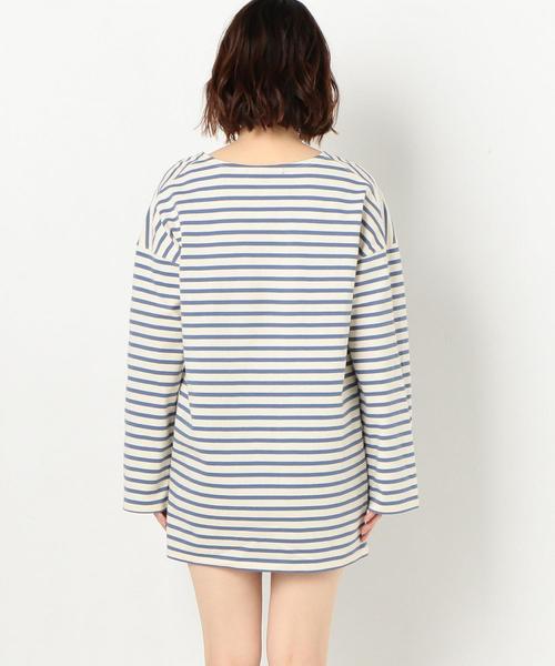 Another Edition（アナザーエディション）の「ボーダーLSLワンピース（ワンピース・レディース・イエロー/コバルトブルー・FREE）」の3枚目の写真