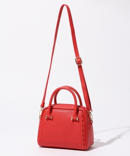 Heather（ヘザー）の「ミニボストンＢＡＧ　780153（ショルダーバッグ・レディース・ブラック/レッド/チェック・ONESIZE）」の8枚目の写真