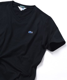 LACOSTE×SHIPS JET BLUE: 別注 ベーシックVネックTシャツ◇