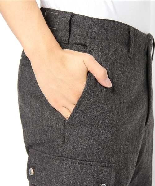 BEAUTY&YOUTH UNITED ARROWS（ビューティーアンドユースユナイテッドアローズ）の「BY T/W 6ポケット スリム カーゴパンツ（カーゴパンツ・メンズ・ダークグレー/ダークブラウン/オリーブ・SMALL/LARGE/MEDIUM/X-LARGE）」の7枚目の写真