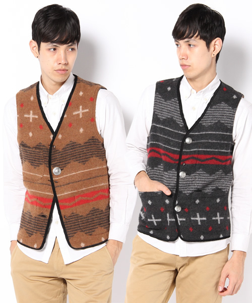 CENTINELA×BEAMSPLUSブランケットベスト BEAMS PLUS（ビームスプラス）の「□SALTWATER COWBOY×BEAMS PLUS