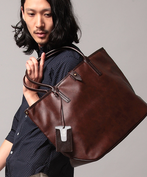 BEAUTY&YOUTH UNITED ARROWS（ビューティーアンドユースユナイテッドアローズ）の「BY ∴ シフォン トートバッグ§§（トートバッグ・メンズ・グレー/モカ/ネイビー/ブラック/ダークブラウン/ワイン・フリー）」の3枚目の写真