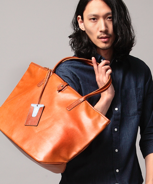 BEAUTY&YOUTH UNITED ARROWS（ビューティーアンドユースユナイテッドアローズ）の「BY ∴ シフォン トートバッグ§§（トートバッグ・メンズ・グレー/モカ/ネイビー/ブラック/ダークブラウン/ワイン・フリー）」の4枚目の写真