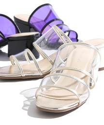 WEGO | DISPARK/クリアミュール(サンダル)