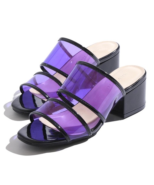 WEGO（ウィゴー）の「DISPARK/クリアミュール（サンダル・レディース・ブラック/ゴールド・MEDIUM/LARGE）」の18枚目の写真