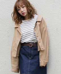 バックレースアップブルゾン【ZOZOTOWN限定アイテム】