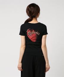 Hysteric ハート型プリント チビTシャツ ブラック2024ss Hysteric ハート型プリント チビTシャツ ブラック2024ss - メルカリ