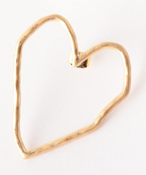 BEAUTY&YOUTH UNITED ARROWS（ビューティーアンドユースユナイテッドアローズ）の「BY∴ ハートピアス ◆（ピアス（両耳用）・レディース・ゴールド/シルバー・FREE）」の5枚目の写真