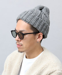 HIGHLAND 2000 | 【 HIGHLAND 2000 】ケーブル編み ニット帽 / ウールニット帽 / ニットワッチ / 大きめケーブル編み(ニットキャップ/ビーニー)