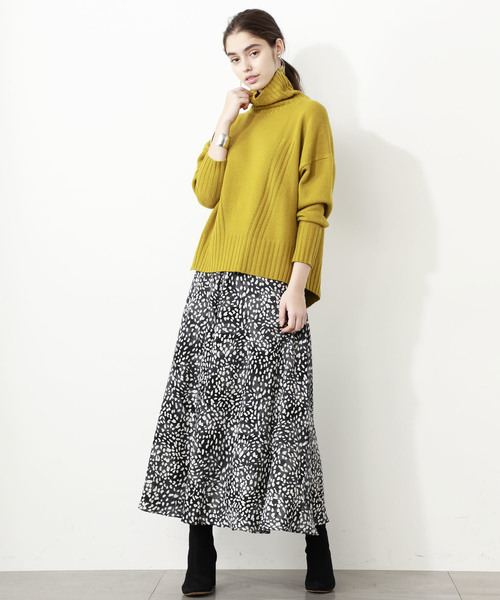 city（シティ）の「【CITY】WOOL CASHMERE TURTLE PO（ニット/セーター・レディース・ブラック/ブラウン/イエロー・1/0）」の9枚目の写真