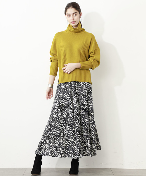 city（シティ）の「【CITY】WOOL CASHMERE TURTLE PO（ニット/セーター・レディース・ブラック/ブラウン/イエロー・1/0）」の10枚目の写真