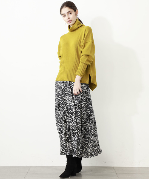city（シティ）の「【CITY】WOOL CASHMERE TURTLE PO（ニット/セーター・レディース・ブラック/ブラウン/イエロー・1/0）」の11枚目の写真