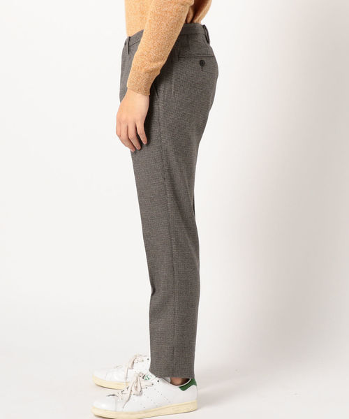 SHIPS(シップス)の「SC: AIRY ウール ストレッチ ノープリーツ チェック パンツ(その他パンツ・メンズ・ブラウン/ダークグレー/マルチ・34/32/30/31/33/29)」の4枚目の写真