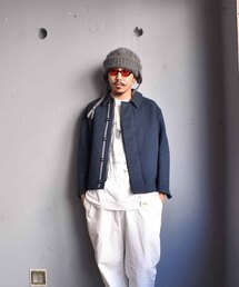 80s フランス軍 デッキジャケット ミリタリー ヴィンテージ 古着 雰囲気抜群 80s French Navy フランス軍 実物 MN 海軍 デッキ