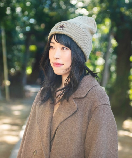 CONVERSE(コンバース)の「【CONVERSE】ANKLE LOGO AC WATCH / 【コンバース】アンクル ロゴ アクリル ワッチ オーバーライド(ニットキャップ/ビーニー・メンズ・ホワイト/ブラック/ベージュ/ネイビー/グリーン/ダークグレー/グレー/ブルー系その他2/ダークオレンジ/ブルー系その他/グレー系その他/ブラック系その他/ブラウン・57~59cm)」の8枚目の写真