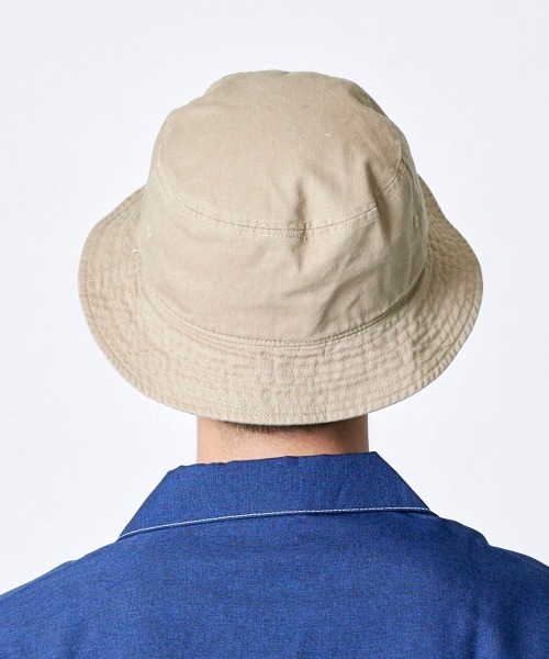 Lee（リー）の「【Lee】 BUCKET COTTON TWILL / 【リー】コットンツイル　バケットハット　オーバーライド（ハット・メンズ・ブラック/ベージュ/ネイビー/ブラウン/ホワイト/ワイン/ダークオレンジ/カモフラージュ/ピンク/ライトグレー・57cm/58.5cm/58cm/60cm）」の15枚目の写真
