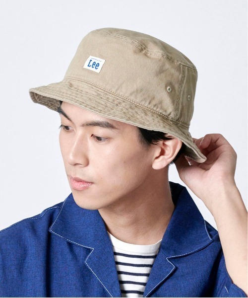 Lee（リー）の「【Lee】 BUCKET COTTON TWILL / 【リー】コットンツイル　バケットハット　オーバーライド（ハット・メンズ・ブラック/ベージュ/ネイビー/ブラウン/ホワイト/ワイン/ダークオレンジ/カモフラージュ/ピンク/ライトグレー・57cm/58.5cm/58cm/60cm）」の17枚目の写真