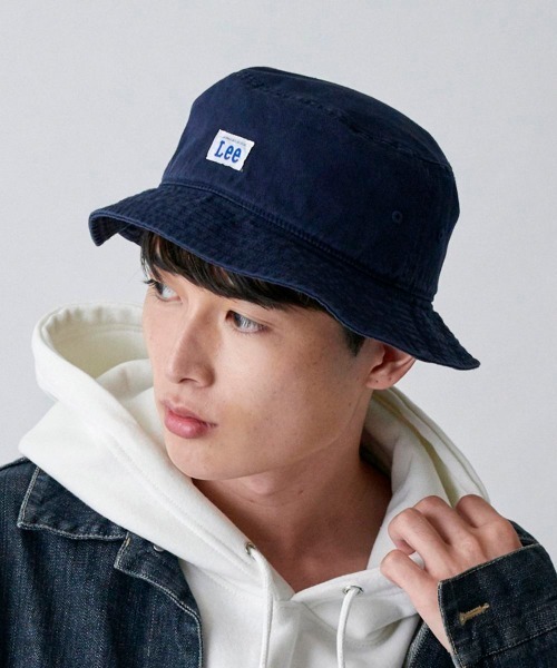 Lee（リー）の「【Lee】 BUCKET COTTON TWILL / 【リー】コットンツイル　バケットハット　オーバーライド（ハット・メンズ・ブラック/ベージュ/ネイビー/ブラウン/ホワイト/ワイン/ダークオレンジ/カモフラージュ/ピンク/ライトグレー・57cm/58.5cm/58cm/60cm）」の11枚目の写真
