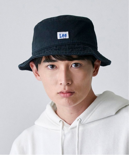 Lee（リー）の「【Lee】 BUCKET COTTON TWILL / 【リー】コットンツイル　バケットハット　オーバーライド（ハット・メンズ・ブラック/ベージュ/ネイビー/ブラウン/ホワイト/ワイン/ダークオレンジ/カモフラージュ/ピンク/ライトグレー・57cm/58.5cm/58cm/60cm）」の14枚目の写真