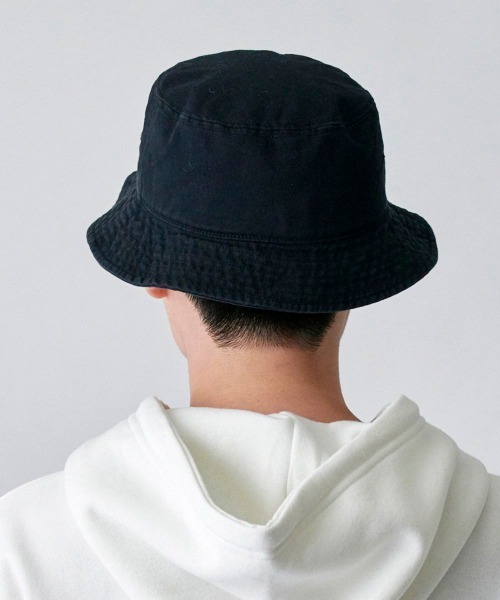 Lee（リー）の「【Lee】 BUCKET COTTON TWILL / 【リー】コットンツイル　バケットハット　オーバーライド（ハット・メンズ・ブラック/ベージュ/ネイビー/ブラウン/ホワイト/ワイン/ダークオレンジ/カモフラージュ/ピンク/ライトグレー・57cm/58.5cm/58cm/60cm）」の12枚目の写真