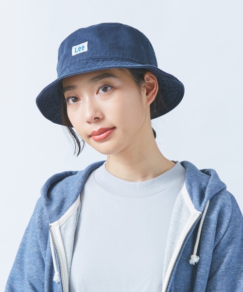 Lee（リー）の「【Lee】 BUCKET COTTON TWILL / 【リー】コットンツイル　バケットハット　オーバーライド（ハット・メンズ・ブラック/ベージュ/ネイビー/ブラウン/ホワイト/ワイン/ダークオレンジ/カモフラージュ/ピンク/ライトグレー・57cm/58.5cm/58cm/60cm）」の20枚目の写真