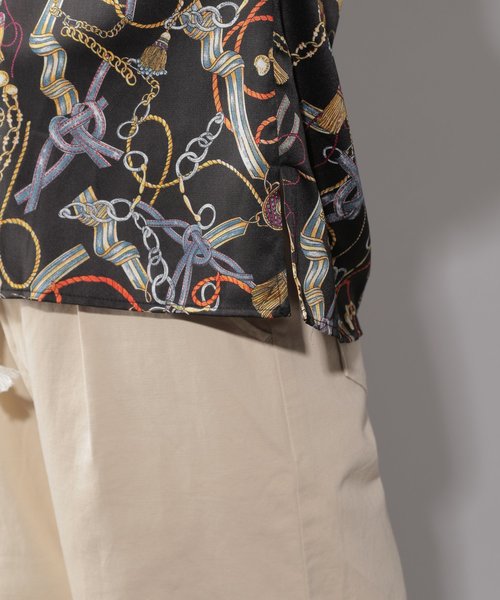 PAGEBOY（ページボーイ）の「チェーンカイキンシャツ（シャツ/ブラウス・レディース・ホワイト/ブラック/ベージュ・FREE）」の11枚目の写真