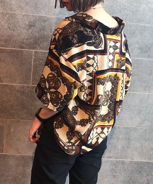 PAGEBOY（ページボーイ）の「チェーンカイキンシャツ（シャツ/ブラウス・レディース・ホワイト/ブラック/ベージュ・FREE）」の14枚目の写真