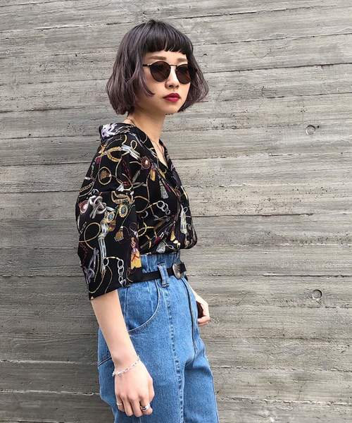 PAGEBOY（ページボーイ）の「チェーンカイキンシャツ（シャツ/ブラウス・レディース・ホワイト/ブラック/ベージュ・FREE）」の21枚目の写真