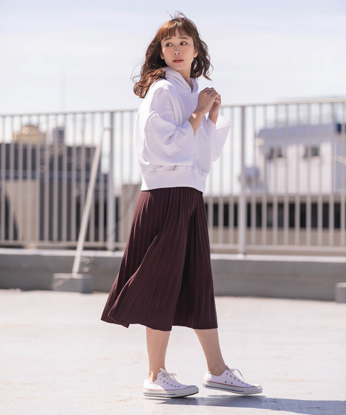 ROOPTOKYO（ループトウキョウ）の「made in standard SHORT LENGTH PULL HOODY（パーカー・レディース・ホワイト/ブラック/グレー/ライム・FREE）」の22枚目の写真