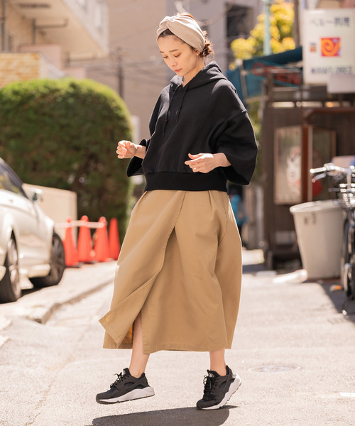 ROOPTOKYO（ループトウキョウ）の「made in standard SHORT LENGTH PULL HOODY（パーカー・レディース・ホワイト/ブラック/グレー/ライム・FREE）」の20枚目の写真