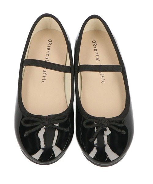 ORiental TRaffic（オリエンタルトラフィック）の「キッズ バレエ シューズ K-902（パンプス・キッズ・ブラック/レインボー/レッド/シルバー/ゴールド/ピンク/ブルー/ベージュ・15.0cm/16.0cm/17.0cm/18.0cm/19.0cm/20.0cm）」の22枚目の写真