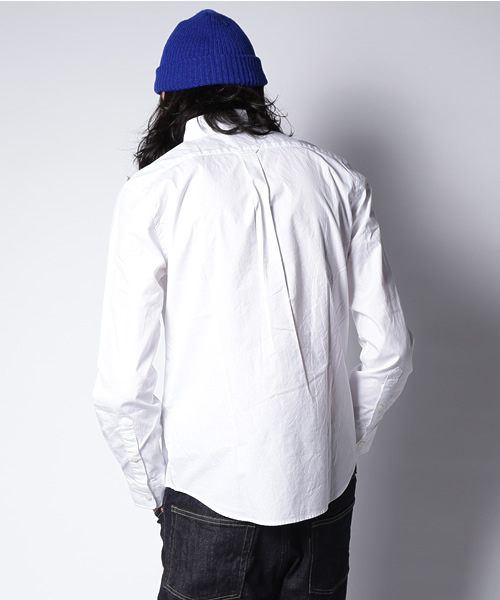 green label relaxing（グリーンレーベルリラクシング）の「[WEB限定]★★B/CRAZY BIG MIX/EMBシャツ（シャツ/ブラウス・メンズ・ホワイト/ロイヤルブルー・X-LARGE/MEDIUM/X-SMALL/SMALL/LARGE）」の8枚目の写真