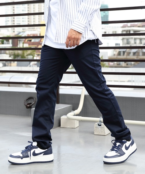 Beautiful Harmony（ビューティフルハーモニー）の「ツイル ストレート チノパン（チノパンツ・メンズ・キャメル/カーキ/ベージュ/ネイビー/グレー/ブラウン/ホワイト/ブラック/ダークグリーン・MEDIUM/LARGE/X-LARGE/XX-LARGE/SMALL）」の8枚目の写真