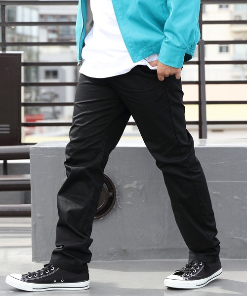 Beautiful Harmony（ビューティフルハーモニー）の「ツイル ストレート チノパン（チノパンツ・メンズ・キャメル/カーキ/ベージュ/ネイビー/グレー/ブラウン/ホワイト/ブラック/ダークグリーン・MEDIUM/LARGE/X-LARGE/XX-LARGE/SMALL）」の3枚目の写真