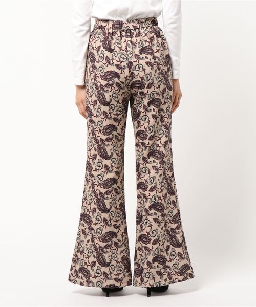 EGOIST（エゴイスト）の「ペイズリー柄スリムフレアパンツ（その他