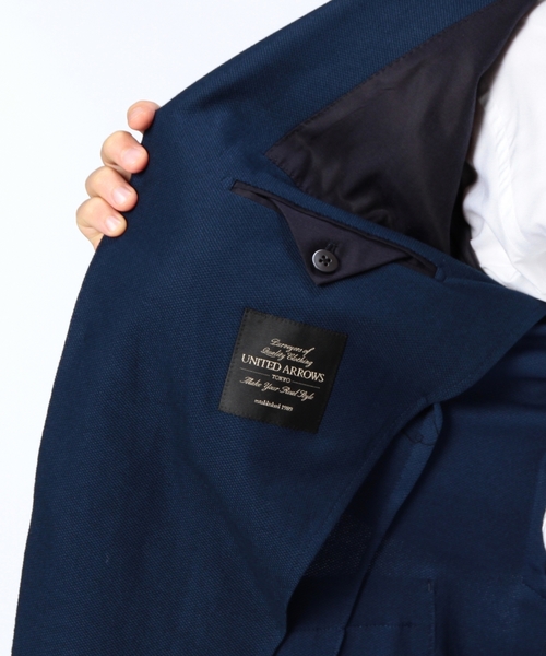 UNITED ARROWS（ユナイテッドアローズ）の「UAB .コットンポリエステル　３Bジャケット ◆（テーラードジャケット・メンズ・コバルトブルー/ネイビー・46/44/48/50）」の7枚目の写真