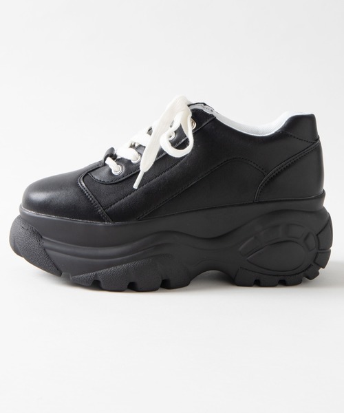 WEGO（ウィゴー）の「WEGO/ボリュームソールスニーカー（スニーカー・レディース・ブラック/ホワイト/その他1・LARGE/MEDIUM）」の5枚目の写真