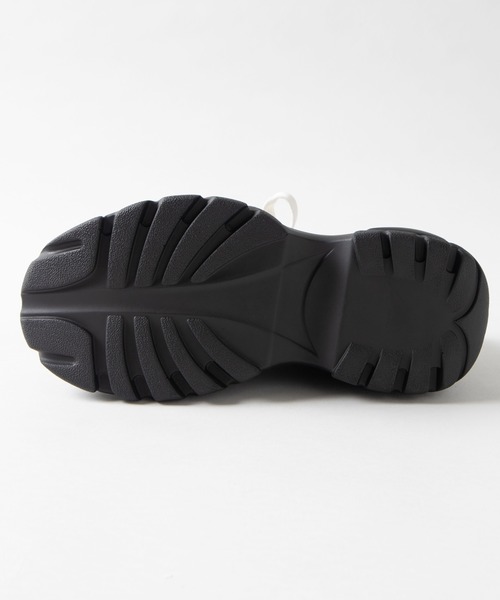 WEGO（ウィゴー）の「WEGO/ボリュームソールスニーカー（スニーカー・レディース・ブラック/ホワイト/その他1・LARGE/MEDIUM）」の7枚目の写真