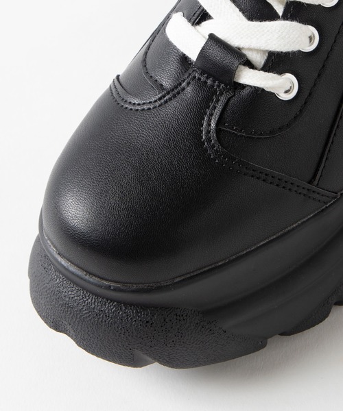 WEGO（ウィゴー）の「WEGO/ボリュームソールスニーカー（スニーカー・レディース・ブラック/ホワイト/その他1・LARGE/MEDIUM）」の9枚目の写真