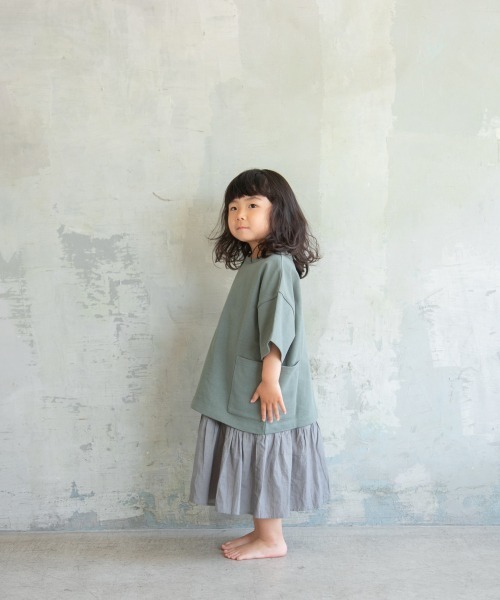 LOWRYS FARM（ローリーズファーム）の「ＵＳＡポケットＴＳＳ　881801（Tシャツ/カットソー・キッズ・ベージュ/ライム/ブラック/ブラウン・MEDIUM/X-LARGE/LARGE）」の8枚目の写真