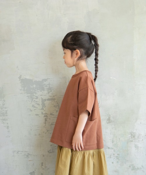 LOWRYS FARM（ローリーズファーム）の「ＵＳＡポケットＴＳＳ　881801（Tシャツ/カットソー・キッズ・ベージュ/ライム/ブラック/ブラウン・MEDIUM/X-LARGE/LARGE）」の12枚目の写真