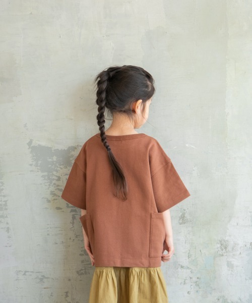 LOWRYS FARM（ローリーズファーム）の「ＵＳＡポケットＴＳＳ　881801（Tシャツ/カットソー・キッズ・ベージュ/ライム/ブラック/ブラウン・MEDIUM/X-LARGE/LARGE）」の10枚目の写真